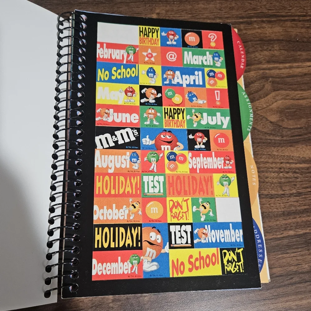 Vintage M&Mrs Student Planner
